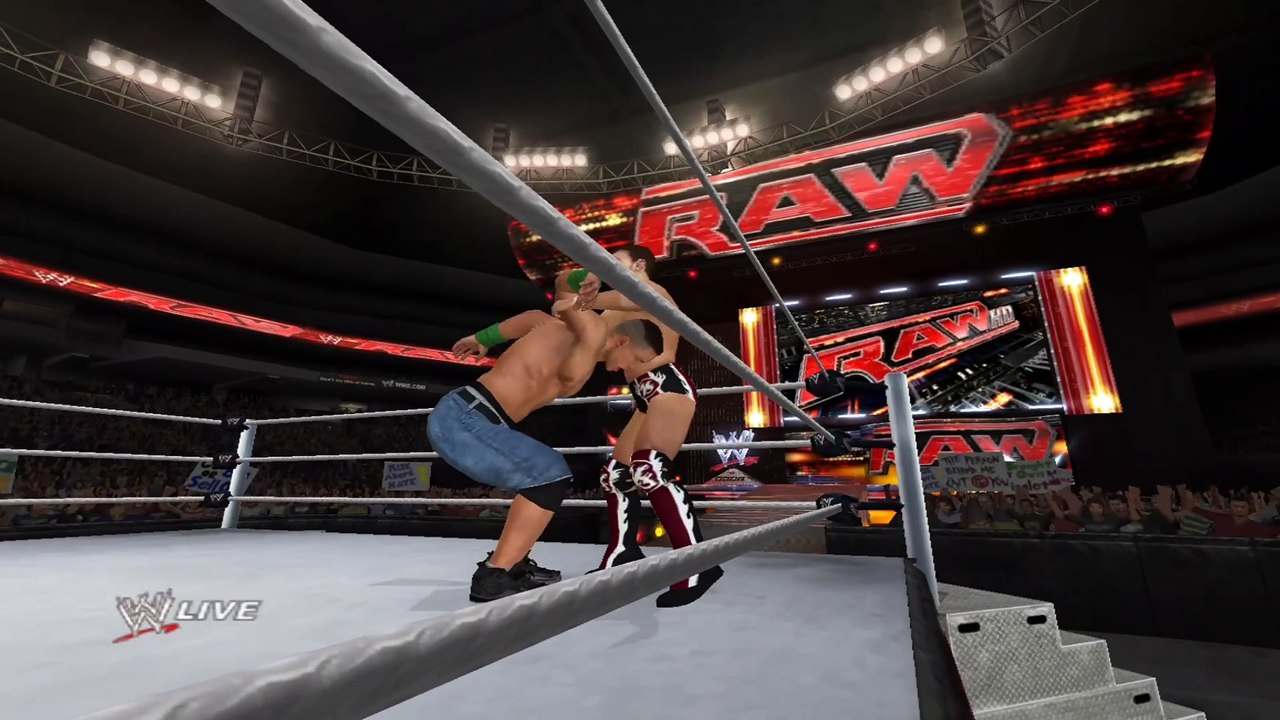 WWE Daniel Bryan vs John Cena Raw 6 August 2012 | WWE 13 Wii Dolphin emulator