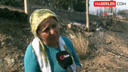 İzmir'deki büyük yangında evleri yanan vatandaşlar o anları anlattı