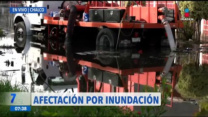 Chalco, Estado de México, cumple 15 días bajo aguas negras