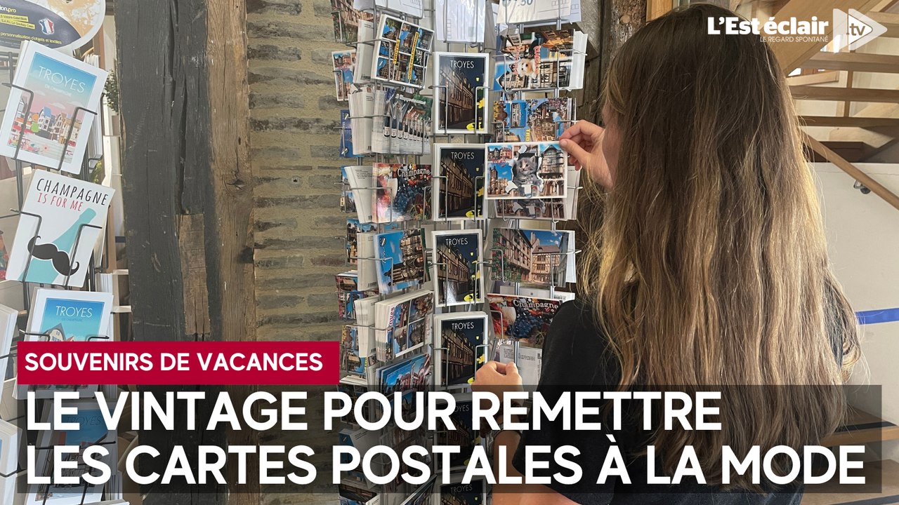 Le vintage redonne un goût de nouveauté aux cartes postales