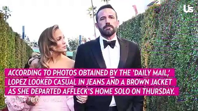 Jennifer Lopez Spotted Leaving Ben Affleck's House on his 52nd Birthday