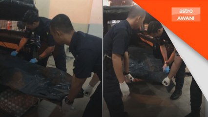 Mayat wanita sudah berulat ditemui dalam longkang