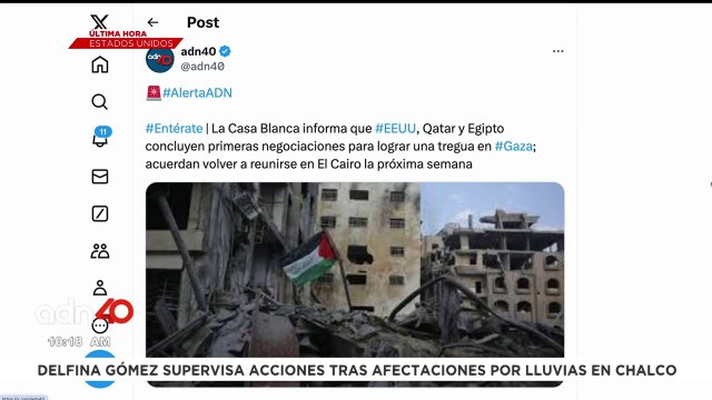 ¡Última Hora! Mediadores concluyen negociaciones para tregua en Gaza