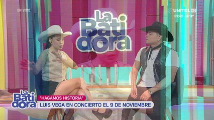 Luis Vega llora al recibir una emotiva sorpresa  que le dio La Batidora de parte de un artista internacional