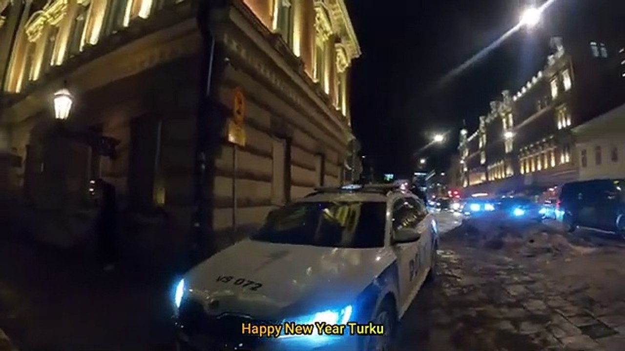 New Year's Eve 2023_ Finland.Turku City
