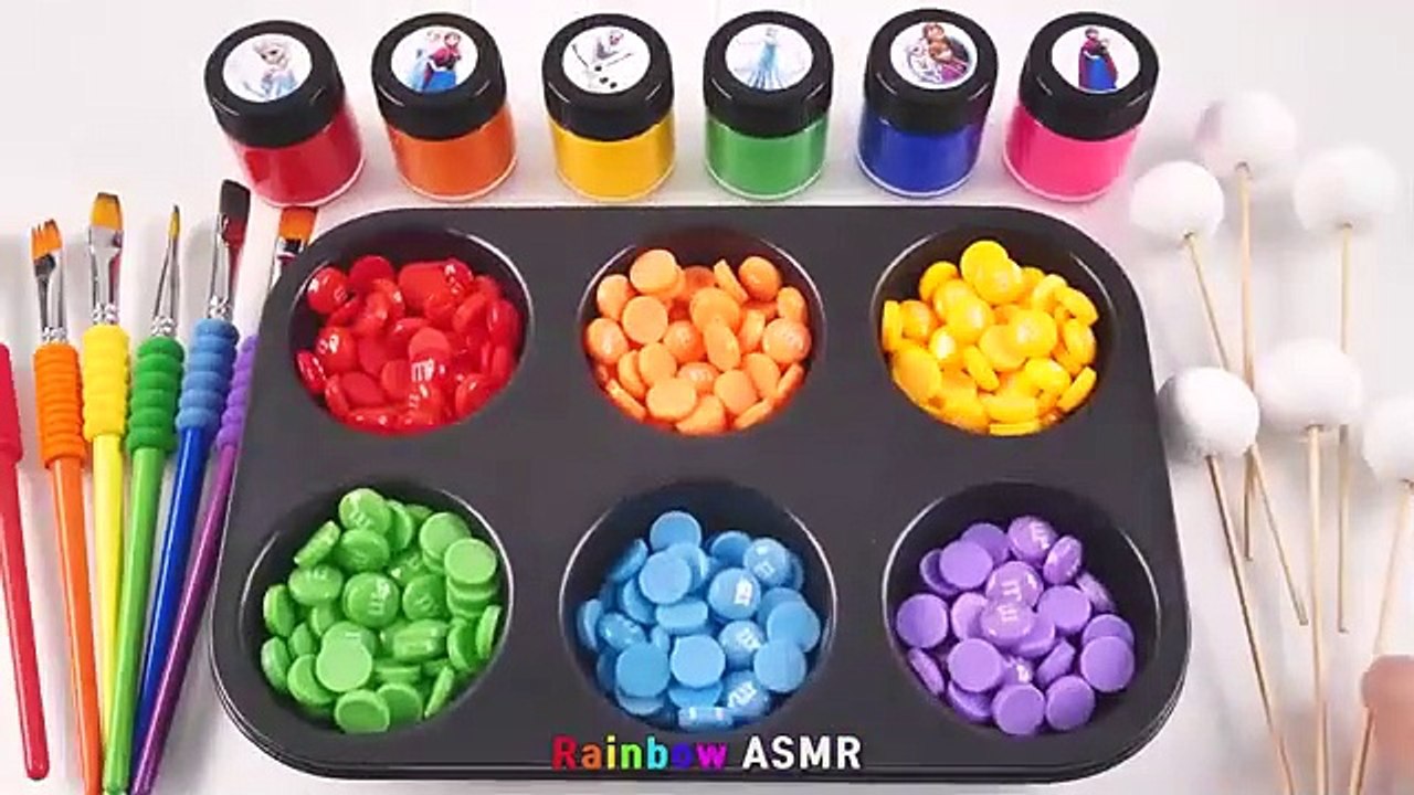 Satisfying Video l How to make Rainbow Lollipop Candy and Glossy Balls into Playdoh Cutting ASMR #5