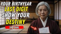 What The Last Digit of Your Birth Year Means You'll Be SHOCKED ✨Buddhist Teachings