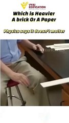 #which_#heavy_#brick_#paper_#shortsfeed_#viral_#physics_#physicsfun_#short_#science_#shortsfeed