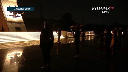 Momen Wapres Ma'ruf jadi Inspektur Upacara Pimpin Renungan Suci di TMP Kalibata