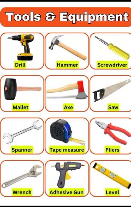 Tools equipment