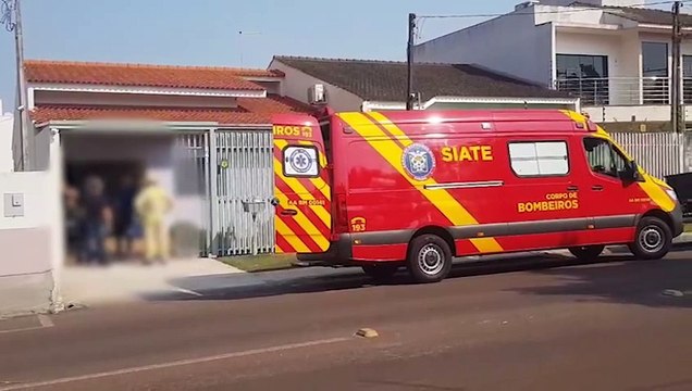 Homem é socorrido pelo Siate com cinco costelas quebradas na Rua Cuiabá