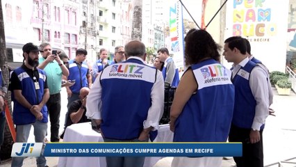 Ministro das comunicações cumpre agendas em Recife