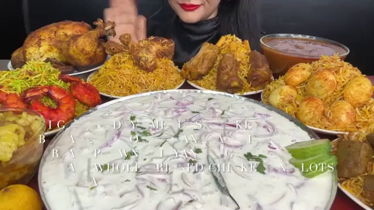*2KILO RAITA, MUTTON BIRYANI, CHICKEN BIRYANI, KALEJI BIRYANI, EGG BIRYANI, WHOLE CHICKEN *ASMR EATING
