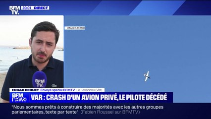 Crash d'avion au Lavandou: le corps du pilote a été retrouvé