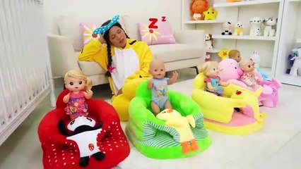 Are you sleeping Brother John, Linda Pretend Play with Baby Dolls #13