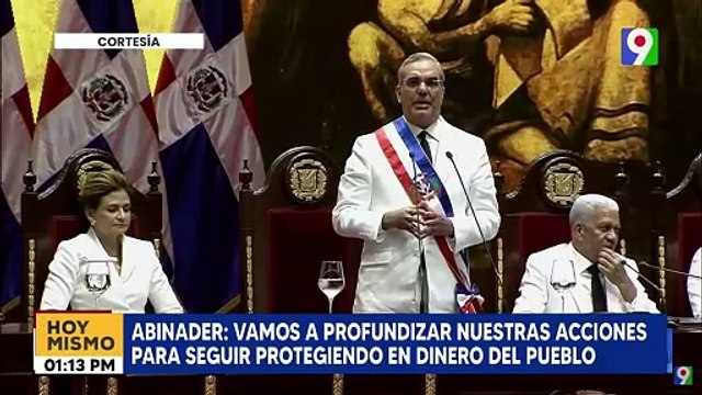 Luis Abinader destaca logros economicos al asumir segundo mandato en Republica Dominicana