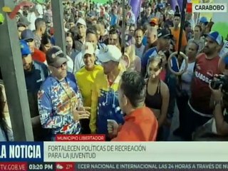 Min. Josué Lorca inauguró Ecoparque “Zona Juventud” en el municipio Libertador del estado Carabobo