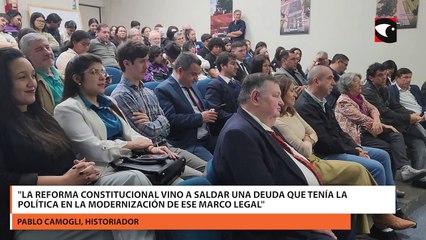 "La reforma constitucional vino a saldar una deuda que tenía la política en la modernización de ese marco legal"