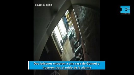 Dos ladrones entraron a una casa de Gonnet y huyeron tras el ruido de la alarma