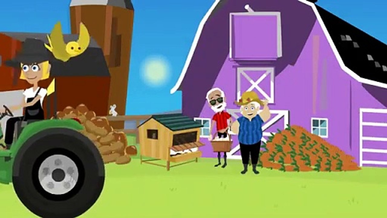 Old Macdonald Nursery Rhyme for Kids - Funny Animated Video