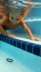 Pool Funny Shorts_ Little David is swimming in the pool(720P_HD)