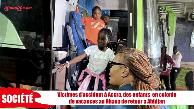 Arrivée à l’aéroport des colons rescapée