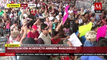 Claudia Sheinbaum encabeza inauguración del Acueducto Armería-Manzanillo