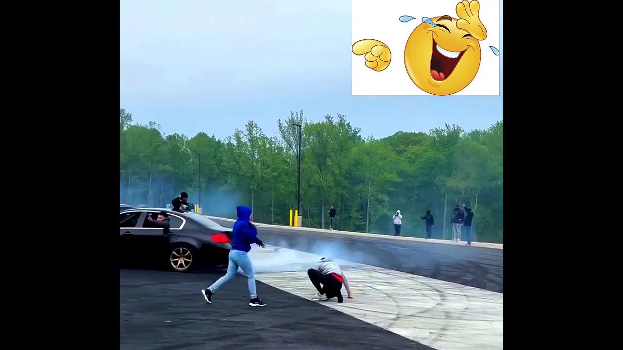 Man Hit by Car Funny