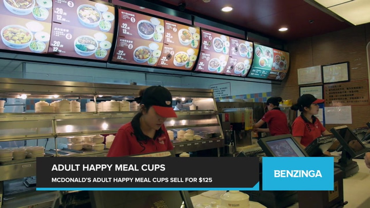 McDonald's Adult Happy Meals Spark Collector Frenzy. Nostalgic Cups Being Sold on eBay for Up To $125