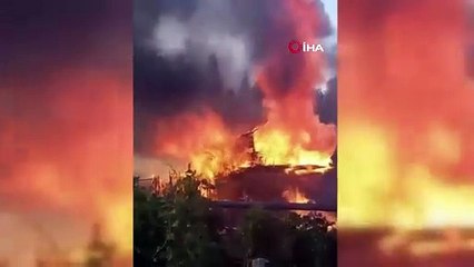 Safranbolu'da yangın evlere sıçradı