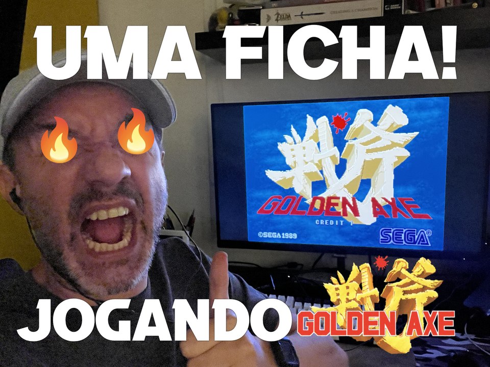 Jogando Golden Axe (Arcade) com uma única ficha!