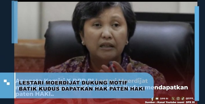 Lestari Moerdijat Dukung Motif Batik Kudus Dapatkan Hak Paten HAKI