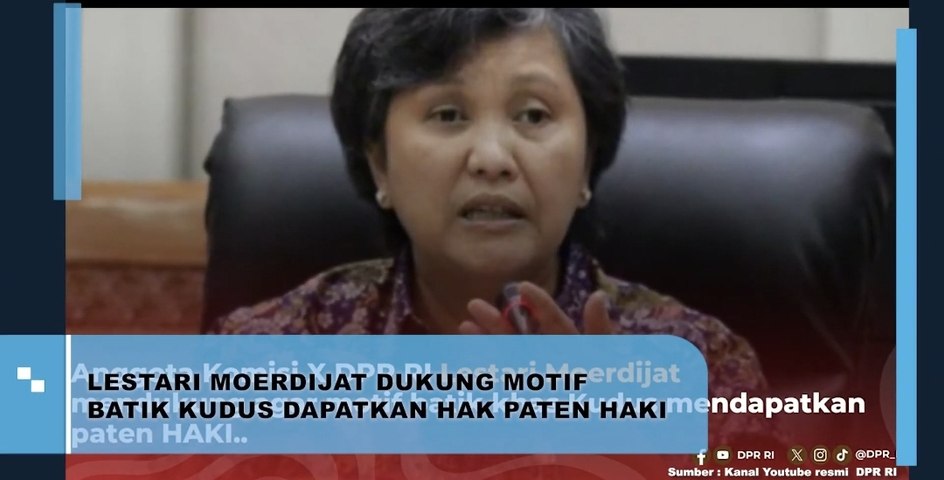 Lestari Moerdijat Dukung Motif Batik Kudus Dapatkan Hak Paten HAKI