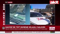 İşgalci İsrail TRT ekibini hedef aldı! Türk basınına silahlı saldırı