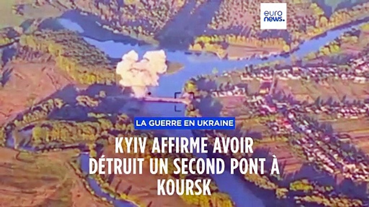 L'Ukraine affirme avoir détruit le deuxième pont à Koursk en deux jours, le Bélarus avance son armée