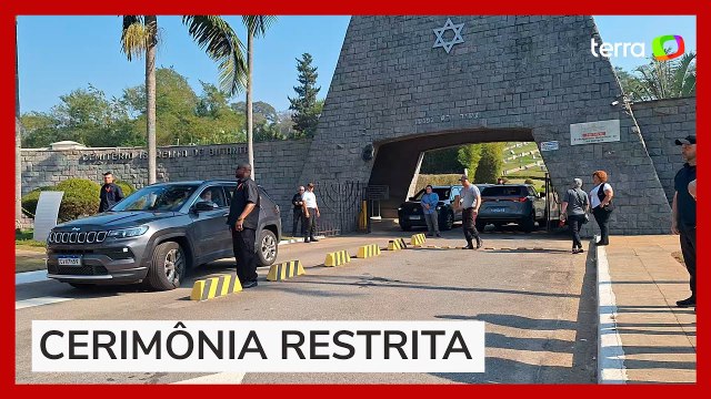 Silvio Santos é enterrado em cemitério israelita em São Paulo