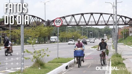 Ciclistas relatam perigos diários em circular pela avenida João Paulo II, em Belém