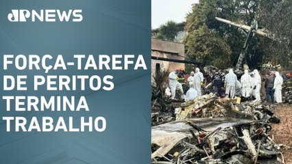 IML-SP finaliza liberação dos corpos das vítimas do acidente aéreo em Vinhedo