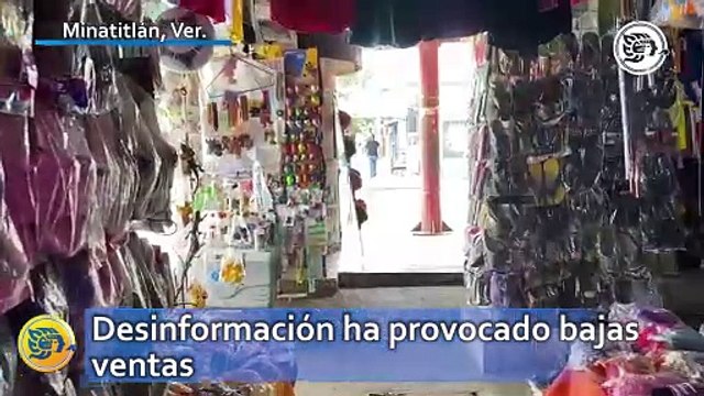 Locatarios del mercado Popular-Solidaridad ; desinformación ha provocado bajas ventas