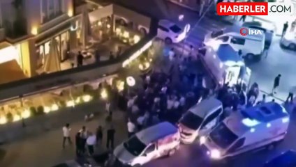 Kafede oturanlara kurşun yağdırdı... O anlar kamerada