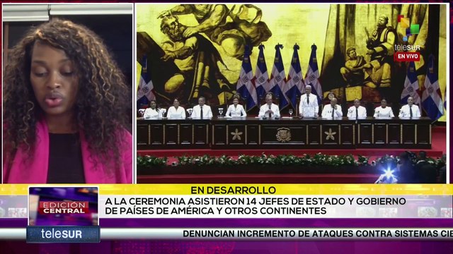 Luis Abinader tomó posesión de su cargo como presidente de República Dominicana