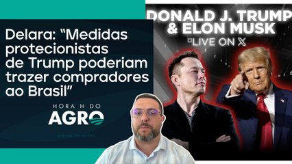 Entrevista de Trump e Musk: 5 sinais para ficar de olho | HORA H DO AGRO