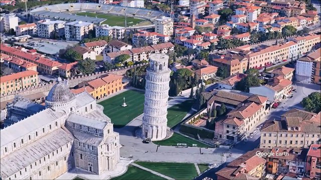 The Leaning Tower of Pisa in Pisa, Italy