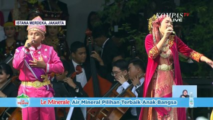 Download Video: Kesenian Musik dari Gita Bahana Nusantara Buka Perayaan HUT ke-79 RI di Istana Merdeka Jakarta