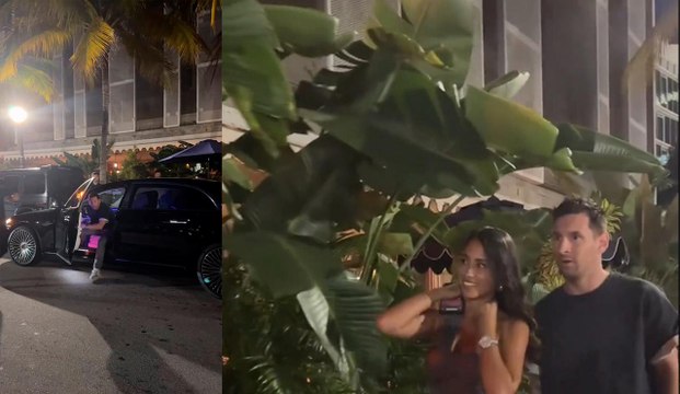 Leo Messi y Antonela Roccuzzo son captados cenando en el estado de la Florida tras eliminación del Inter Miami de la Leagues Cup