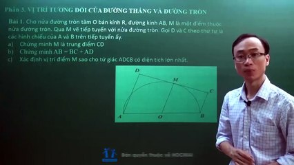 10. Bài 03. Vị trí tương đối của đường thẳng và đường tròn. (Luyện thi vào 10 Chuyên Toán CT1 ) - HOCMAI 2024-05-17 22_56