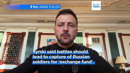 Ukraine's army chief says situation under control as incursion into Russia continues