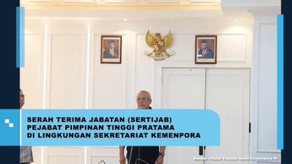 Sertijab Pejabat Pimpinan Tinggi Pratama Di Lingkungan Sekretariat Kemenpora