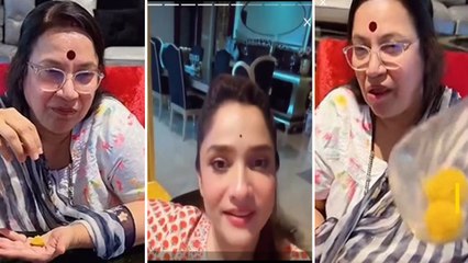 Ankita Lokhande ने सास का मजाक उड़ाते हुए मारा ताना, हाथ से छीन लिए लड्डू, कहा बस खा खा के अपना...