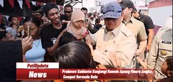 Prabowo Subianto Kunjungi Rumah Apung Muara Angke, Sempat Bermain Bola